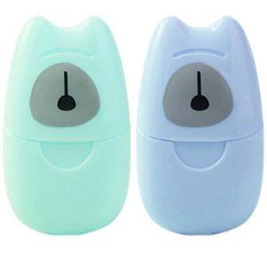 100PCS Super Paper Soap Sheets Portable Travel Hand Washing Soluble Eco 2-Pack